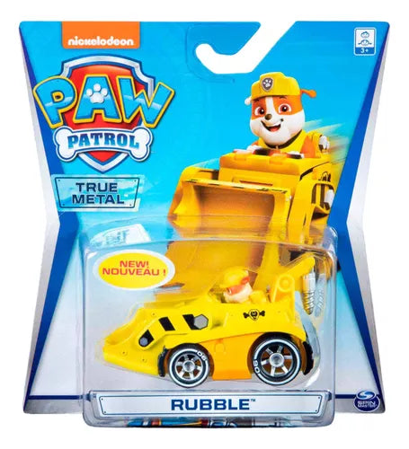 Paw Patrol: Paw Patrol Vehiculos True Metal - Rubble