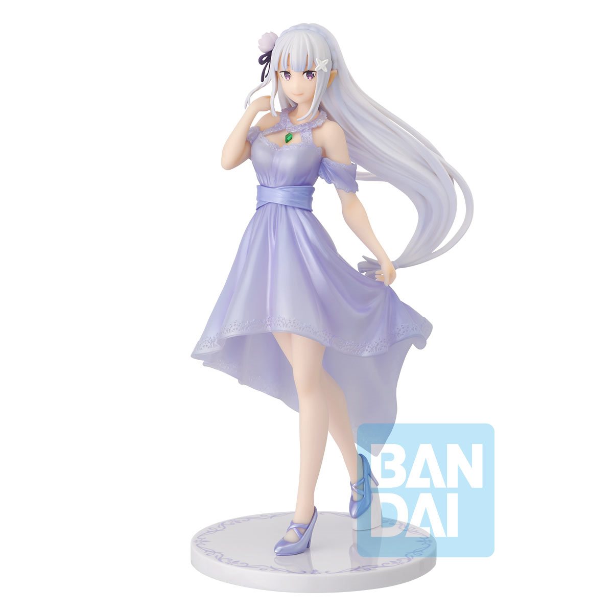 Bandai Tamashii Nations: Re Zero Starting Life in Another World - Emilia Dreaming Future Story Ichiban Estatua