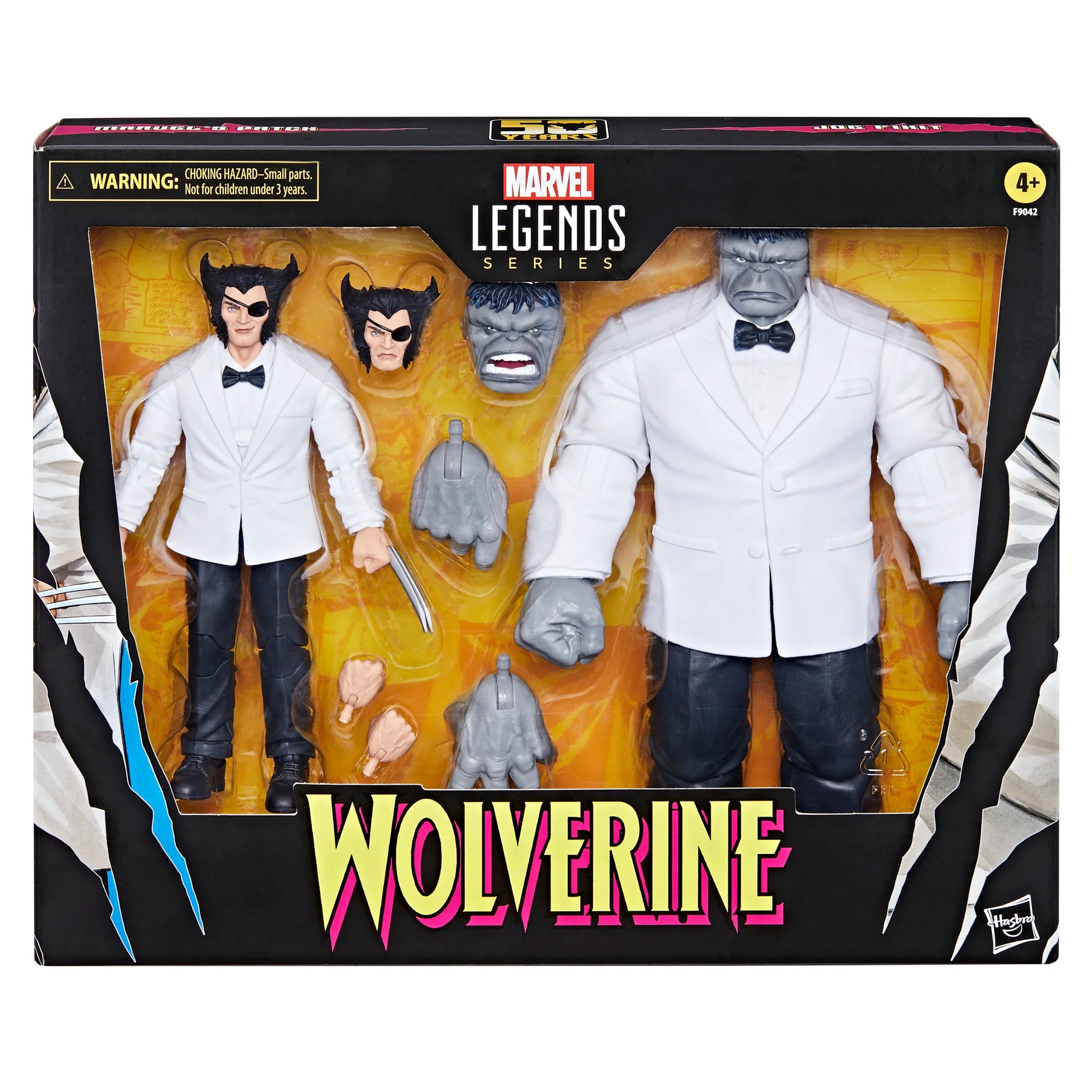 Marvel Legends: X Men Wolverine 50 Aniversario - Patch Y Joe Fixit 2 Pack