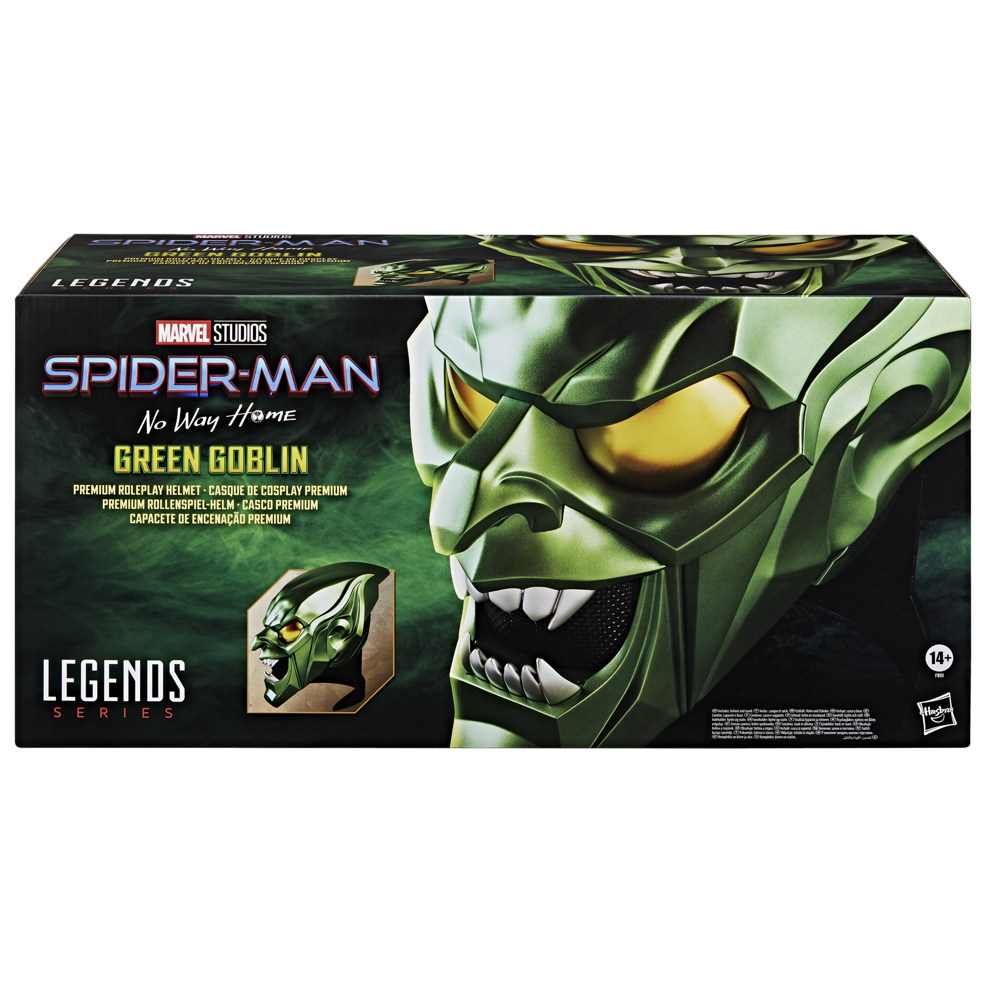 Marvel Legends Series: Spider Man No Way Home - Casco Del Del Duende Verde