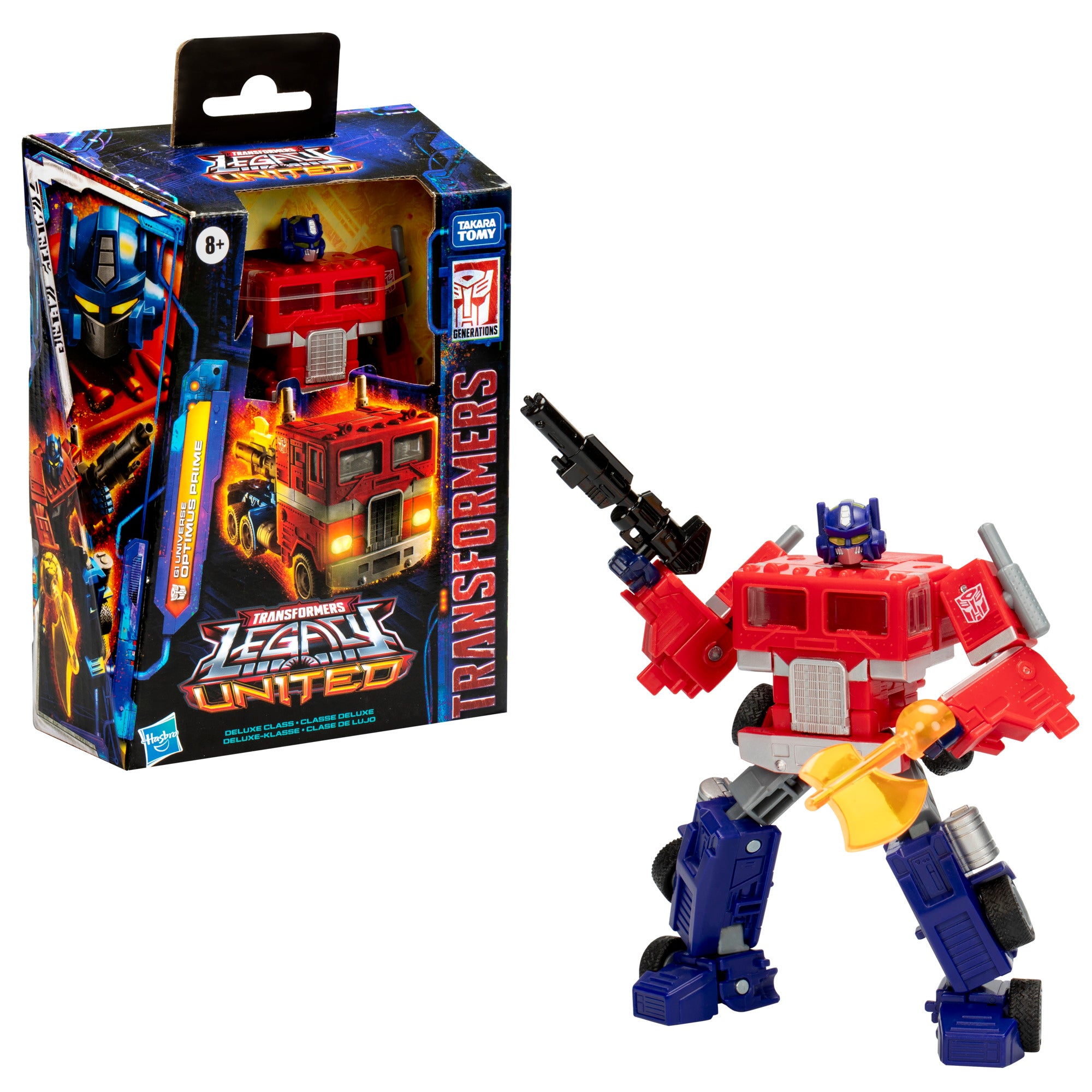 Transformers Studios Series Deluxe Class: G1 Universe - Optimus Prime