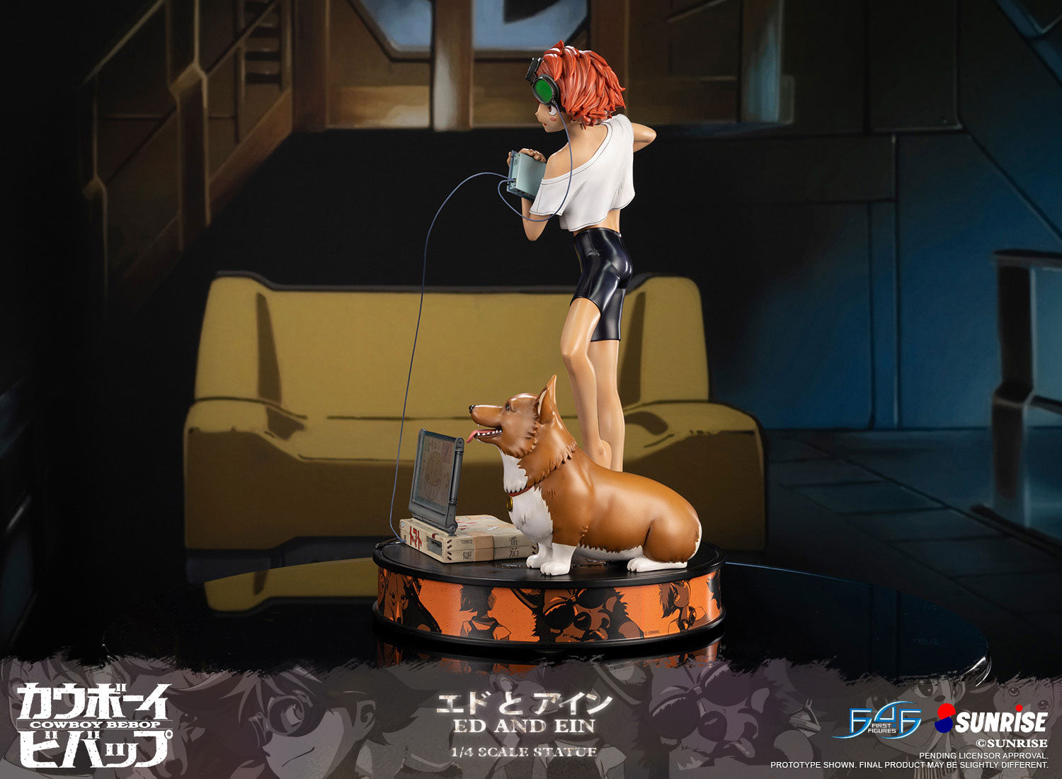 First 4 Figures: Cowboy Bebop - Ed y Ein Edicion Estandar Escala 1/4