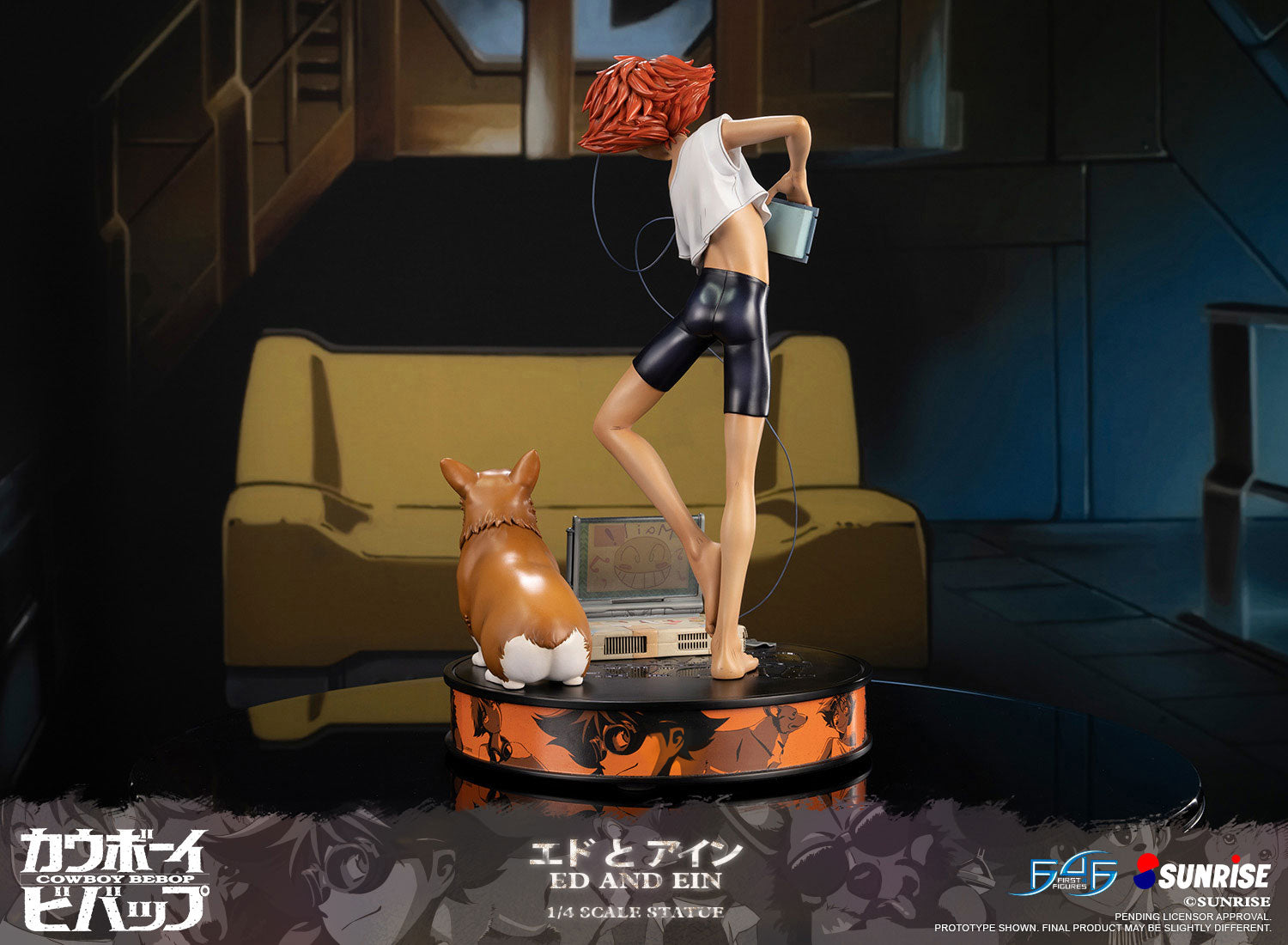 First 4 Figures: Cowboy Bebop - Ed y Ein Edicion Estandar Escala 1/4