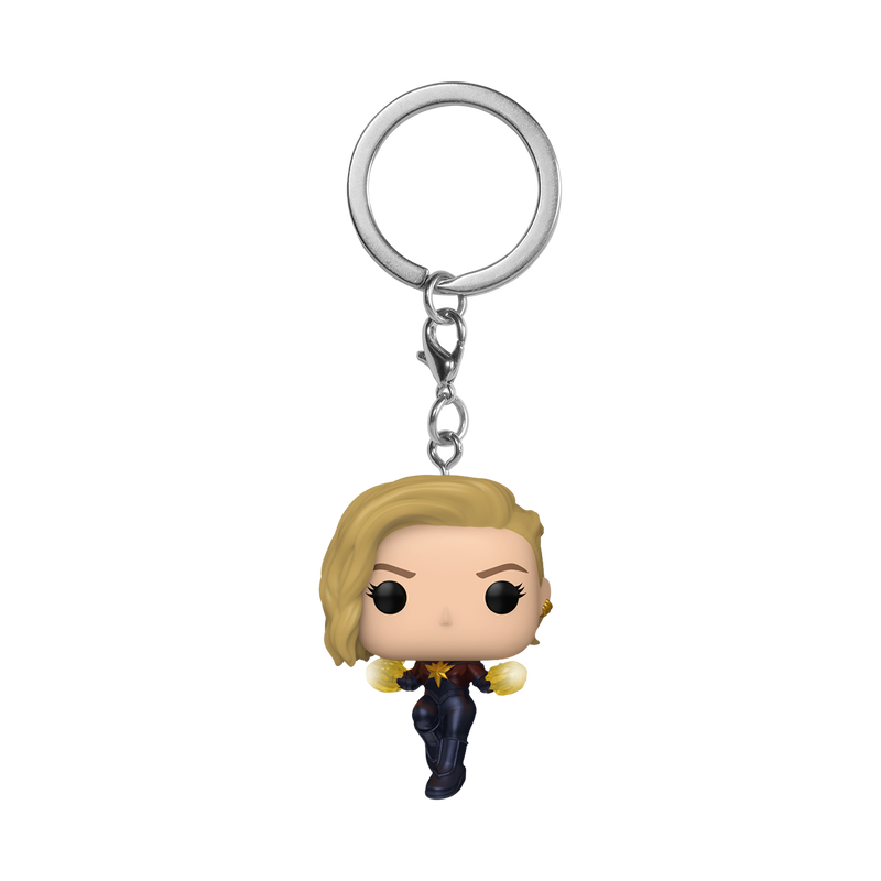 Funko Pop Keychain: Marvel The Marvels - Capitana Marvel Llavero