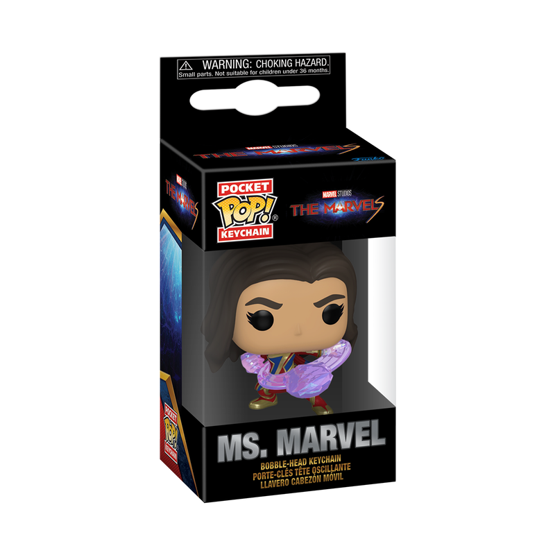 Funko Pop Keychain: Marvel The Marvels - Ms Marvel Llavero