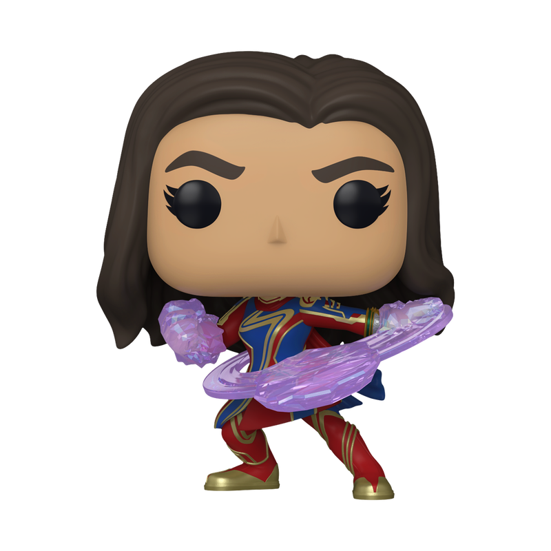 Funko Pop Marvel: The Marvels - Ms Marvel Pose De Lucha