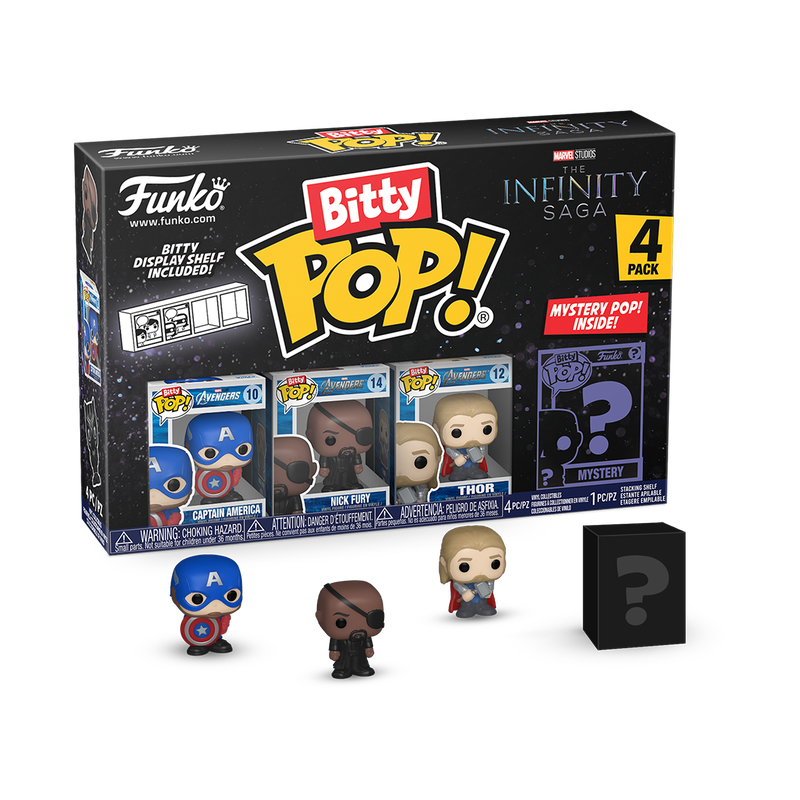 Funko Bitty Pop: Marvel - Captain America 4 Pack