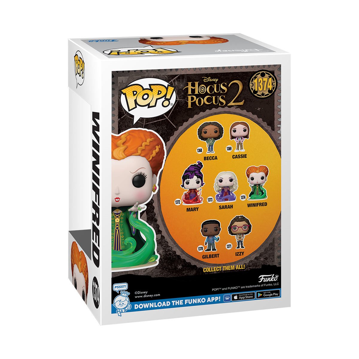 Funko Pop Disney: Hocus Pocus - Winifred Con Hechizo