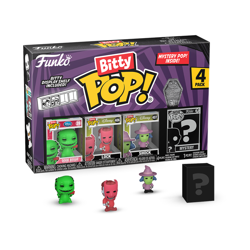 Funko Bitty Pop: Mundo De Jack - Oogie Boogie 4 Pack