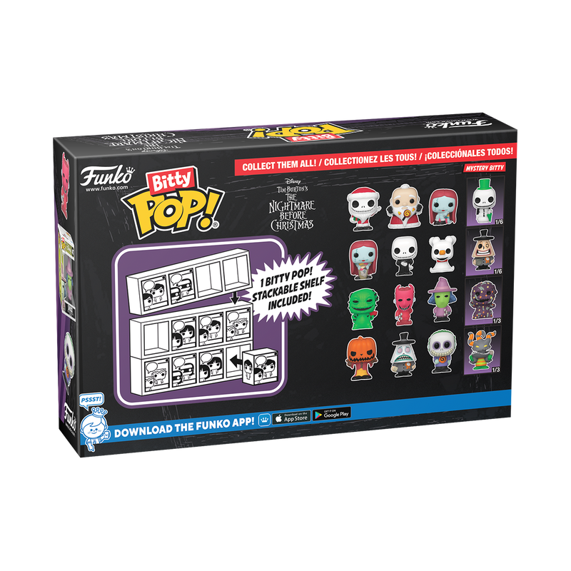 Funko Bitty Pop: Mundo De Jack - Oogie Boogie 4 Pack