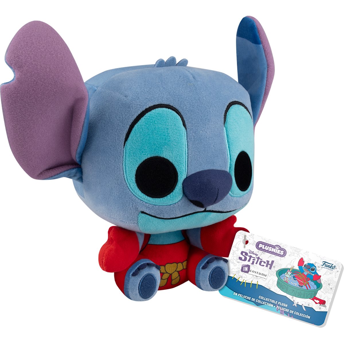 Funko Pop Plush: Disney Stitch In Costume - Stitch Como Sebastian 7 Pulgadas