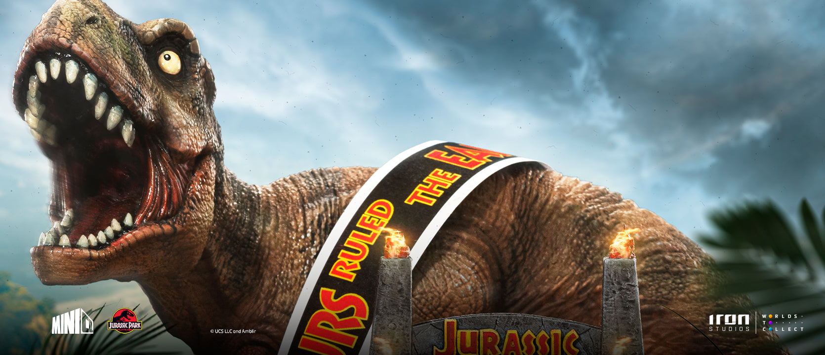 IRON Studios Minico: Jurassic Park - T Rex 30 Aniversario Deluxe