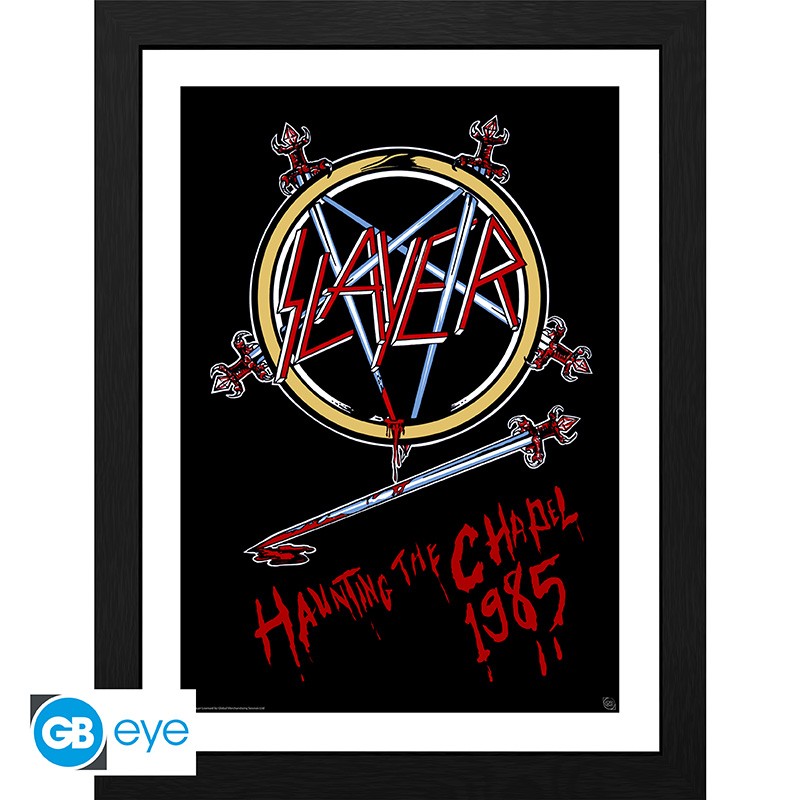 ABYStyle Framed Print: Slayer - Haunting The Chapel Impresion Enmarcada