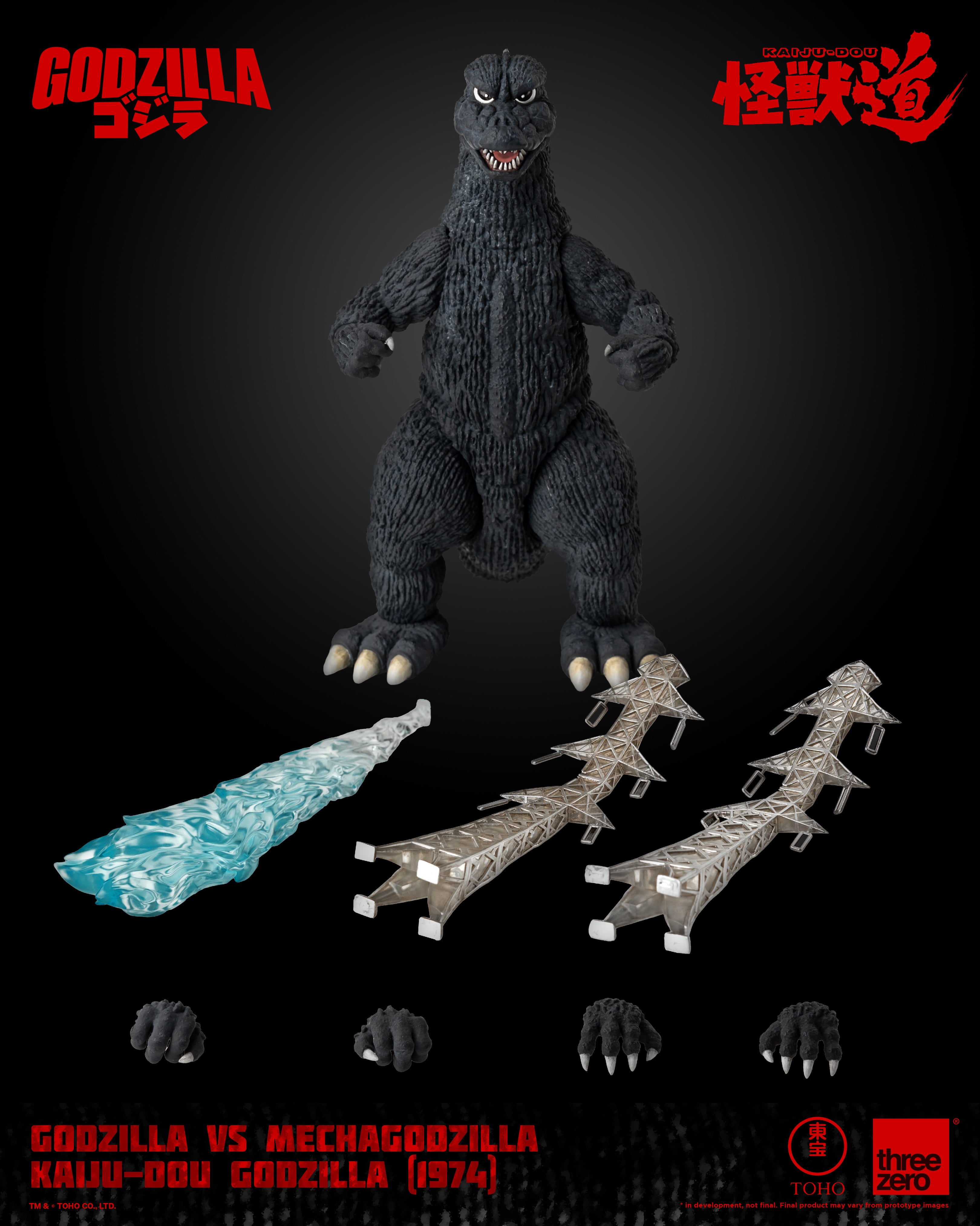 Threezero : Godzilla Vs Mechagodzilla - Kaiju Dou Godzilla 1974