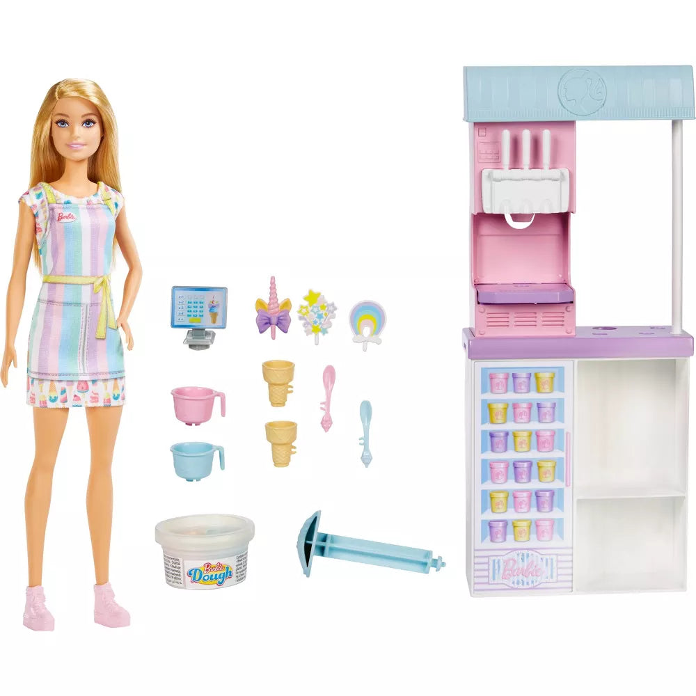 Barbie: Set De Juego - Barbie Con Heladeria