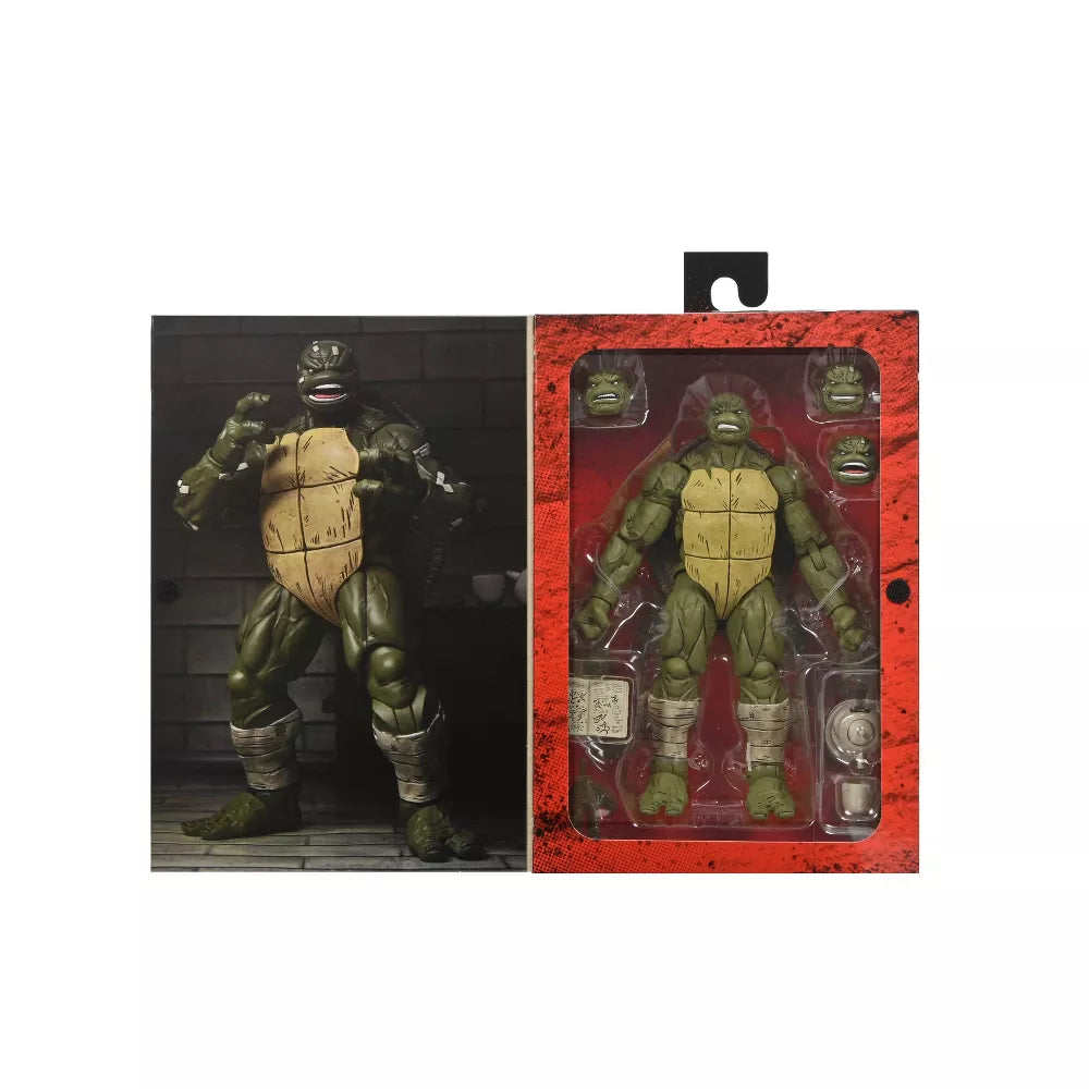 NECA Figura de Accion Ultimate: TMNT Tortugas Ninja The Last Ronin - Ronin Battle Damaged 7 Pulgadas