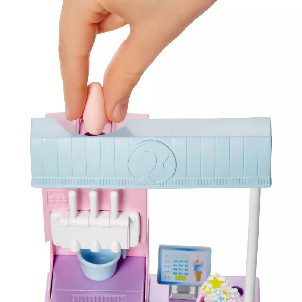 Barbie: Set De Juego - Barbie Con Heladeria