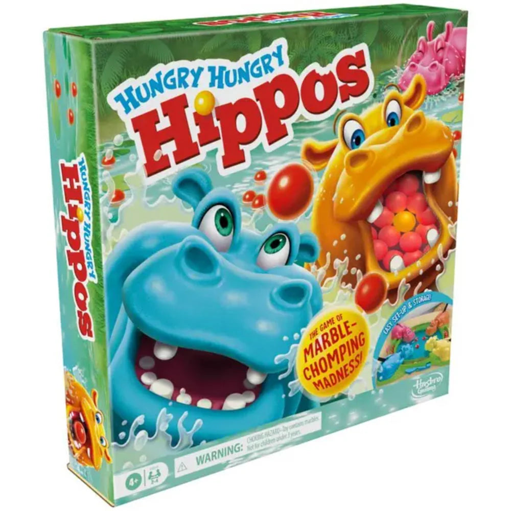 Hasbro Gaming: Hippos Glotones Refresh Juego De Mesa