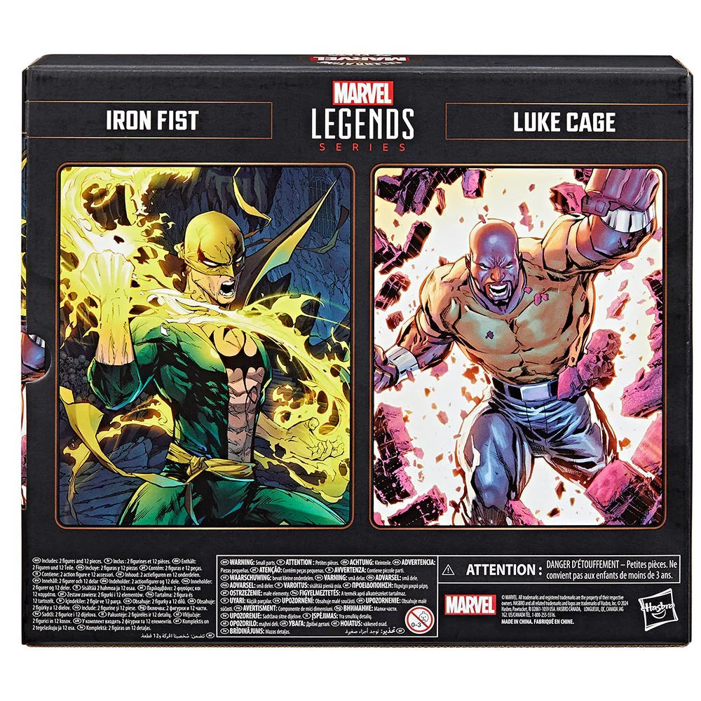 Marvel Legends 85 Aniversario: Comics Los Nuevos Vengadores - Iron Fist Y Luke Cage 2 Pack