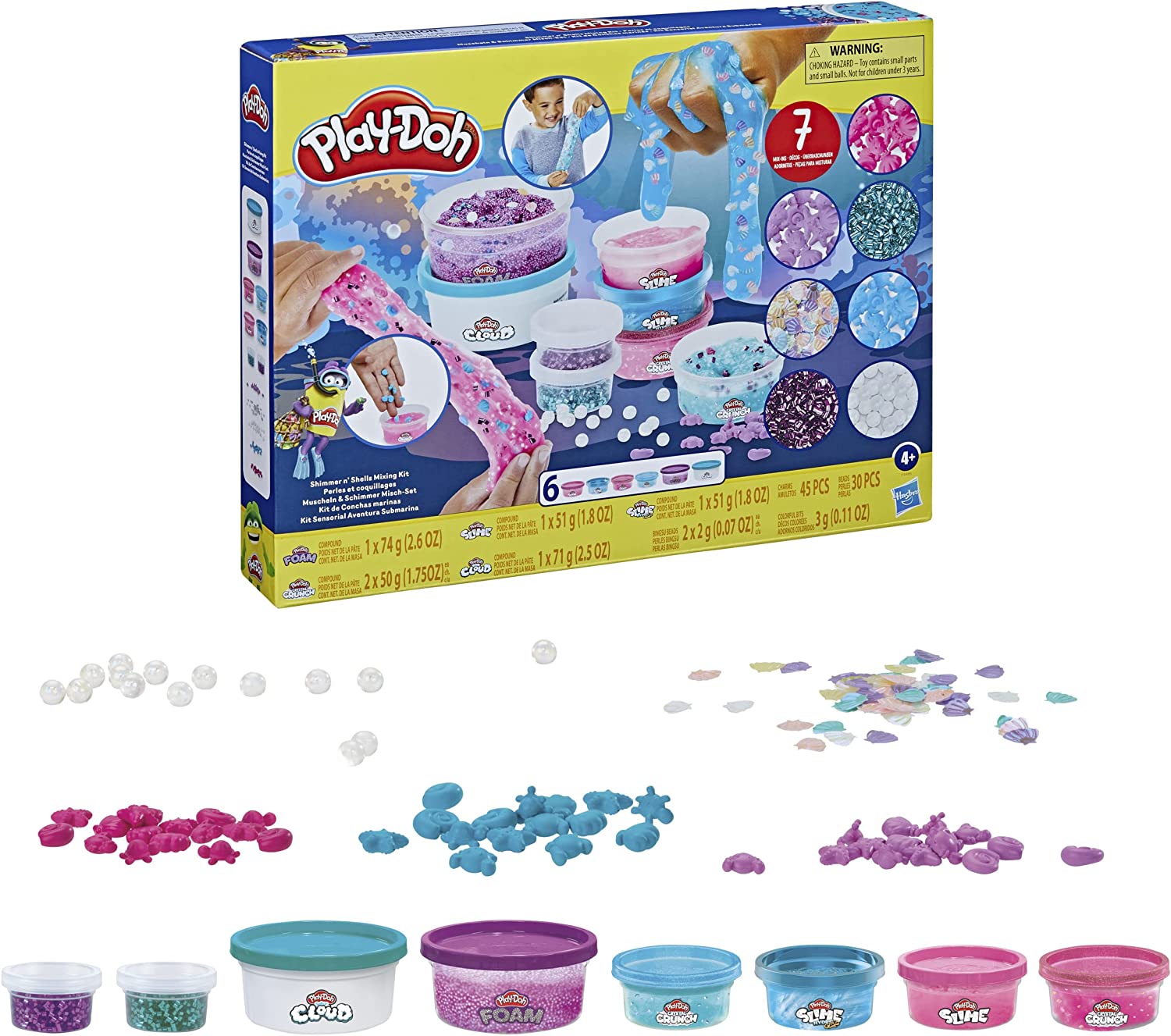 Play Doh: Set De Conchas Marinas