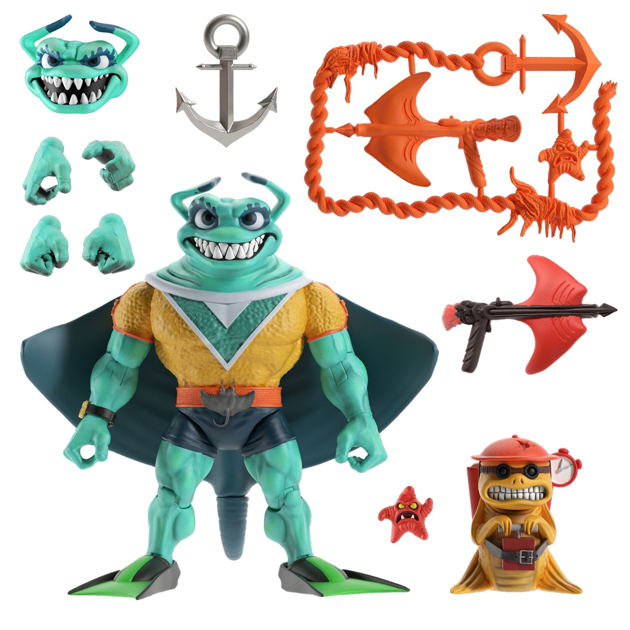 Super 7 Ultimate: TMNT Tortugas Ninja - Ray Fillet