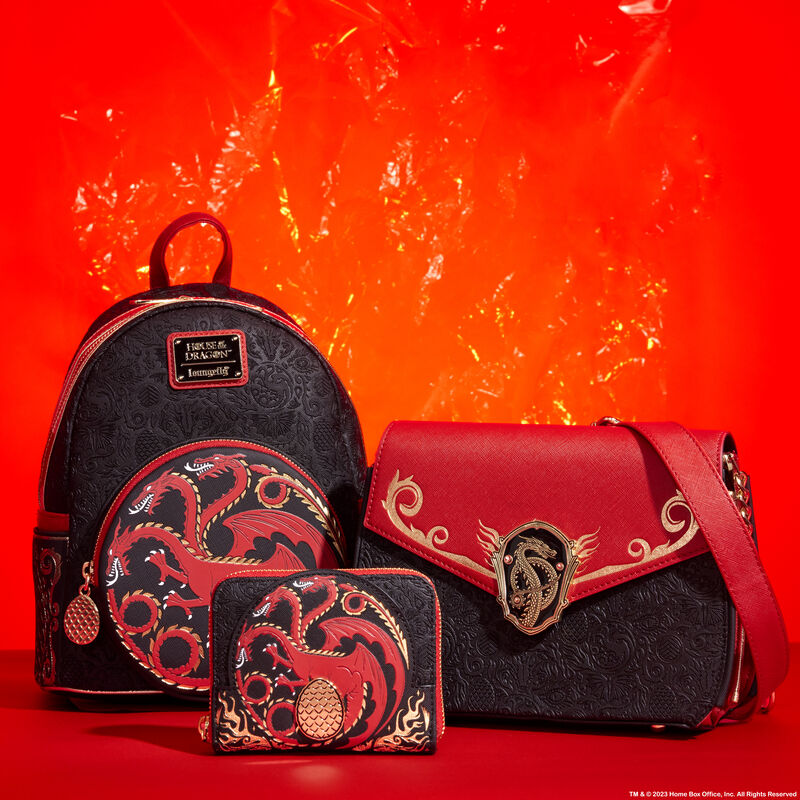 Loungefly X HBO: Game Of Thrones House Of Dragon - Targaryen Bolso Cruzado