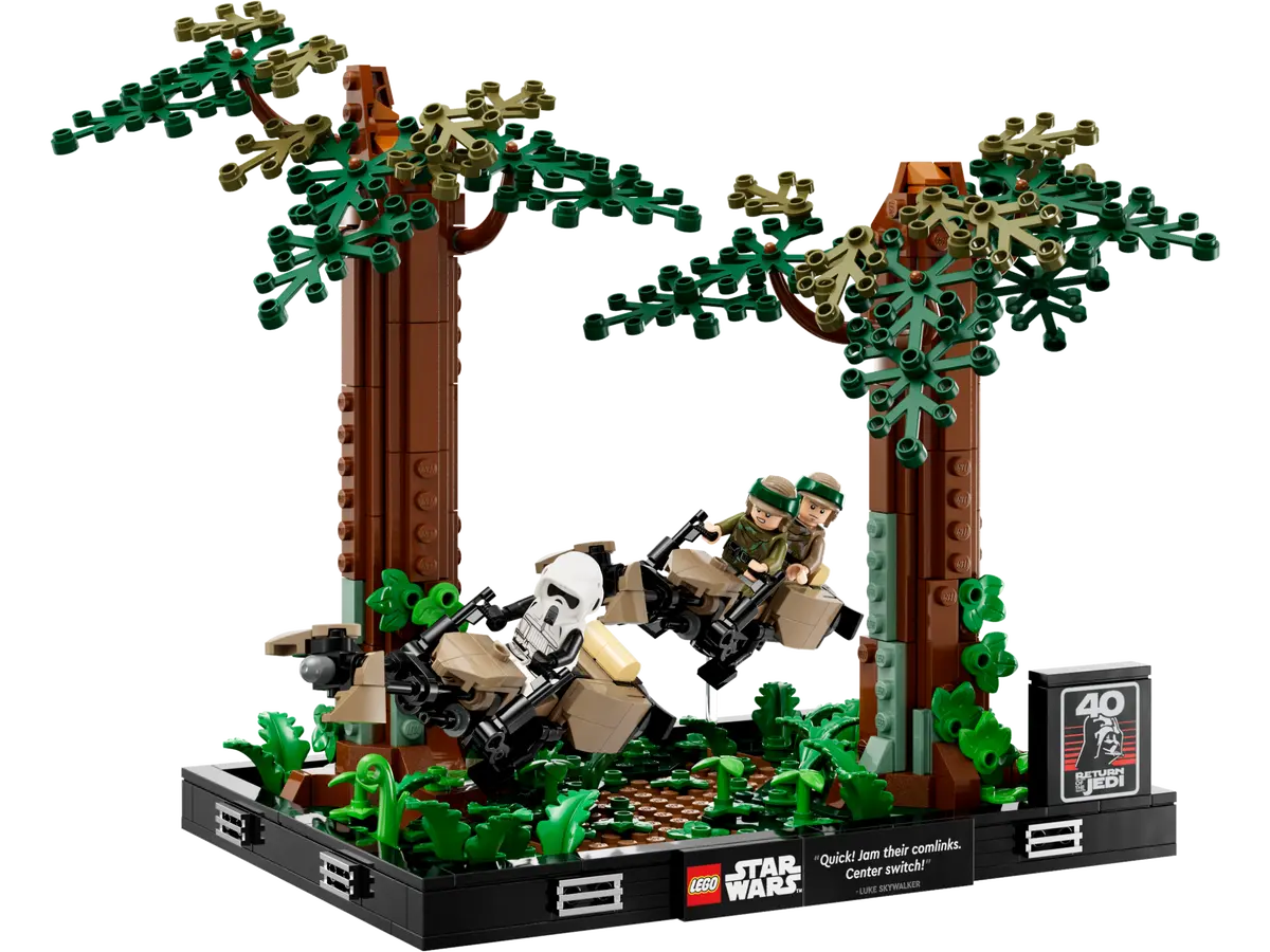 LEGO Star Wars Diorama: Duelo de Speeders en Endor 75353