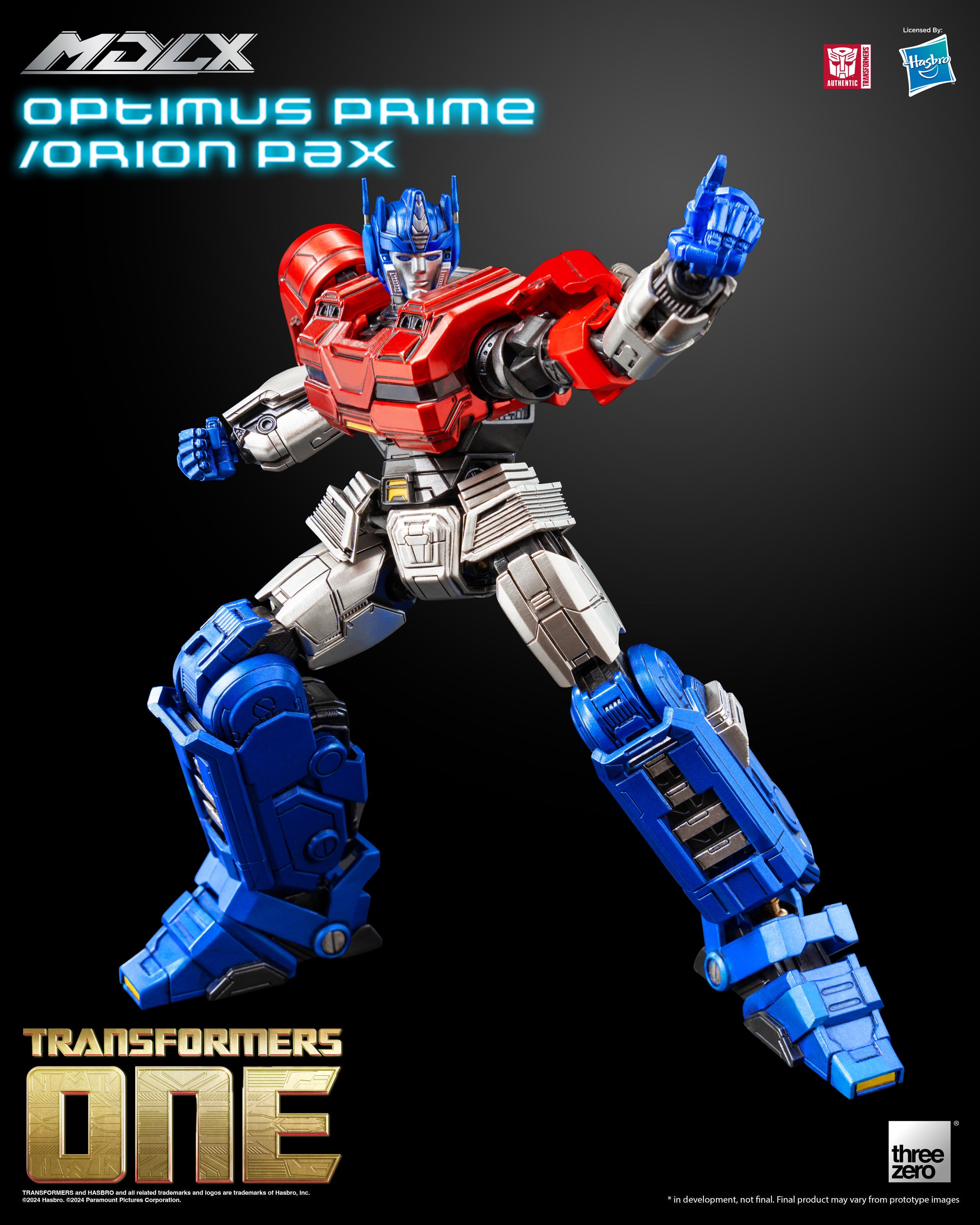 Threezero Mdlx Series: Transformers One - Optimus Prime Orion Pax