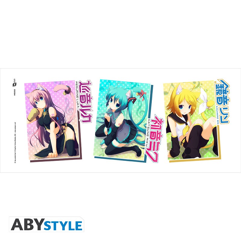 ABYStyle Taza De Ceramica: Vocaloid - Miku, Rin Y Luka Neko 320 ml