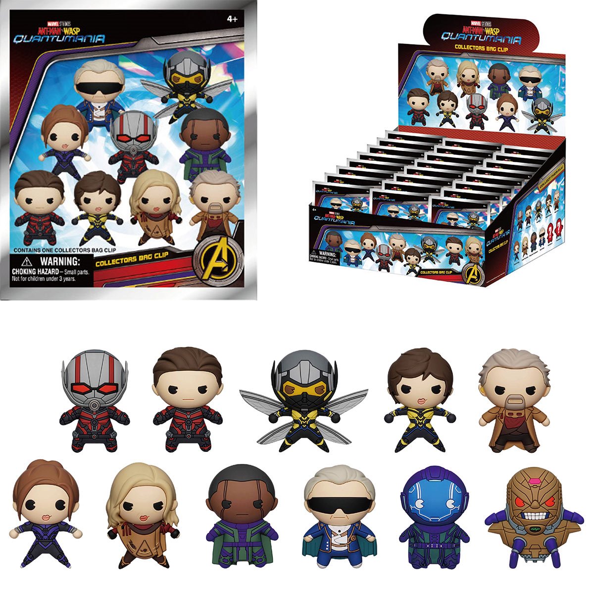 Monogram Llavero 3D para Mochila: Marvel Ant Man And The Wasp Quantumania - Figura Sorpresa Series 1