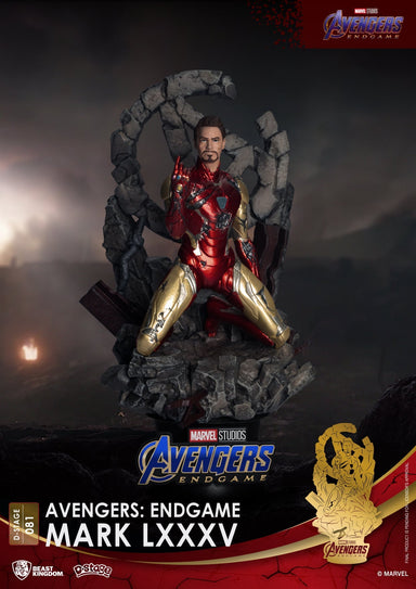 Beast Kingdom Diorama Stage: Avengers Endgame - Iron Man Mk85 Armable