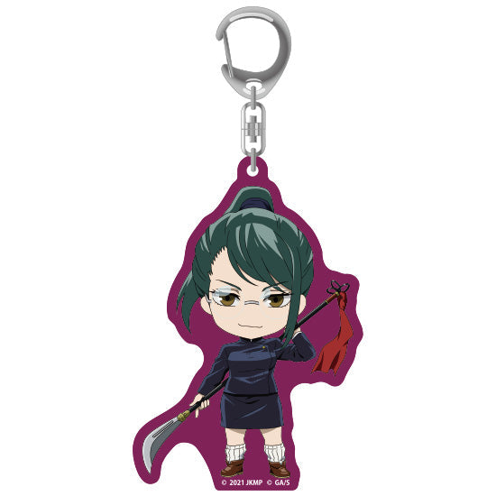 Good Smile Nendoroid Plus Acrylic Keychain: Jujutsu Kaisen 0 - Maki Zenin Llavero