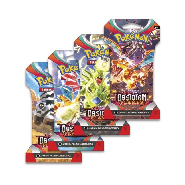 Pokemon TCG Scarlet & Violet: Obsidian Flames - Sleeved Booster En Ingles