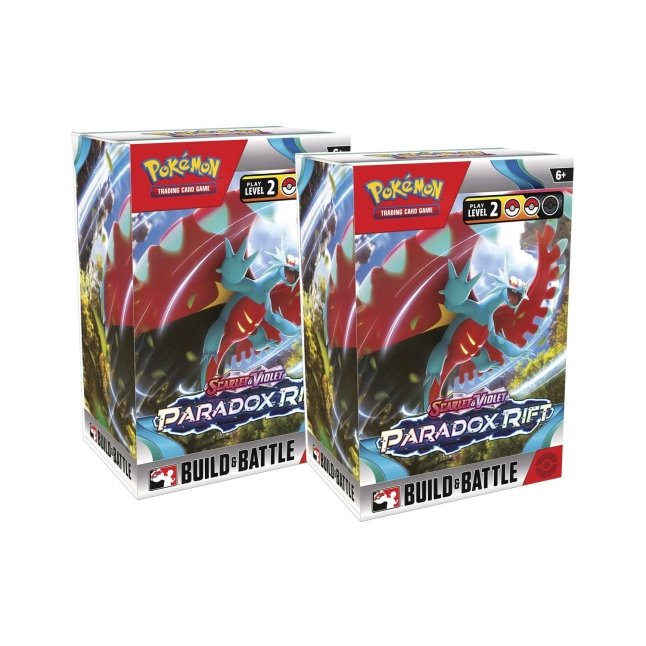 Pokemon TCG Scarlet & Violet: Paradox Rift - Build & Battle Stadium Roaring Moon en Ingles