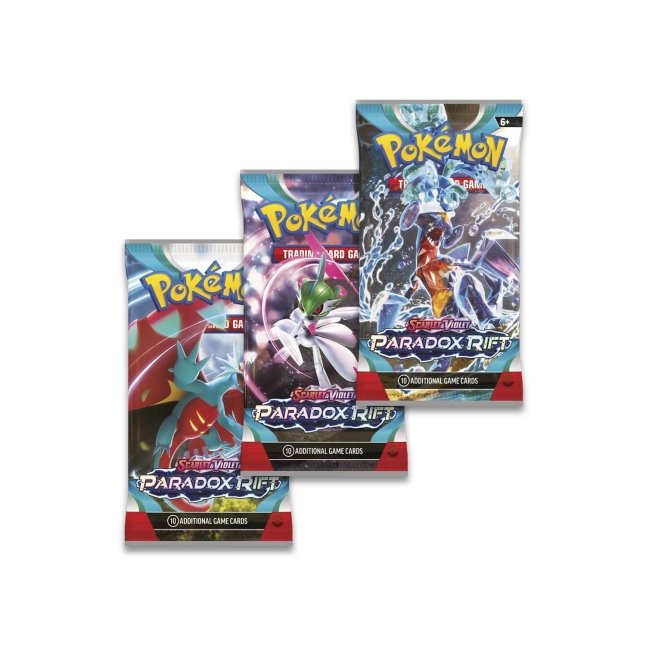 Pokemon TCG Scarlet & Violet: Paradox Rift - 3 Pack Cetitan O Artibax Blister en Ingles