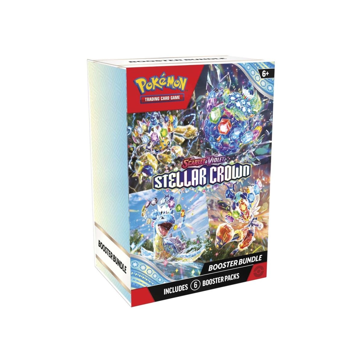 Pokemon TCG Scarlet & Violet: Stellar Crown - Booster Bundle 6 Pack En Ingles