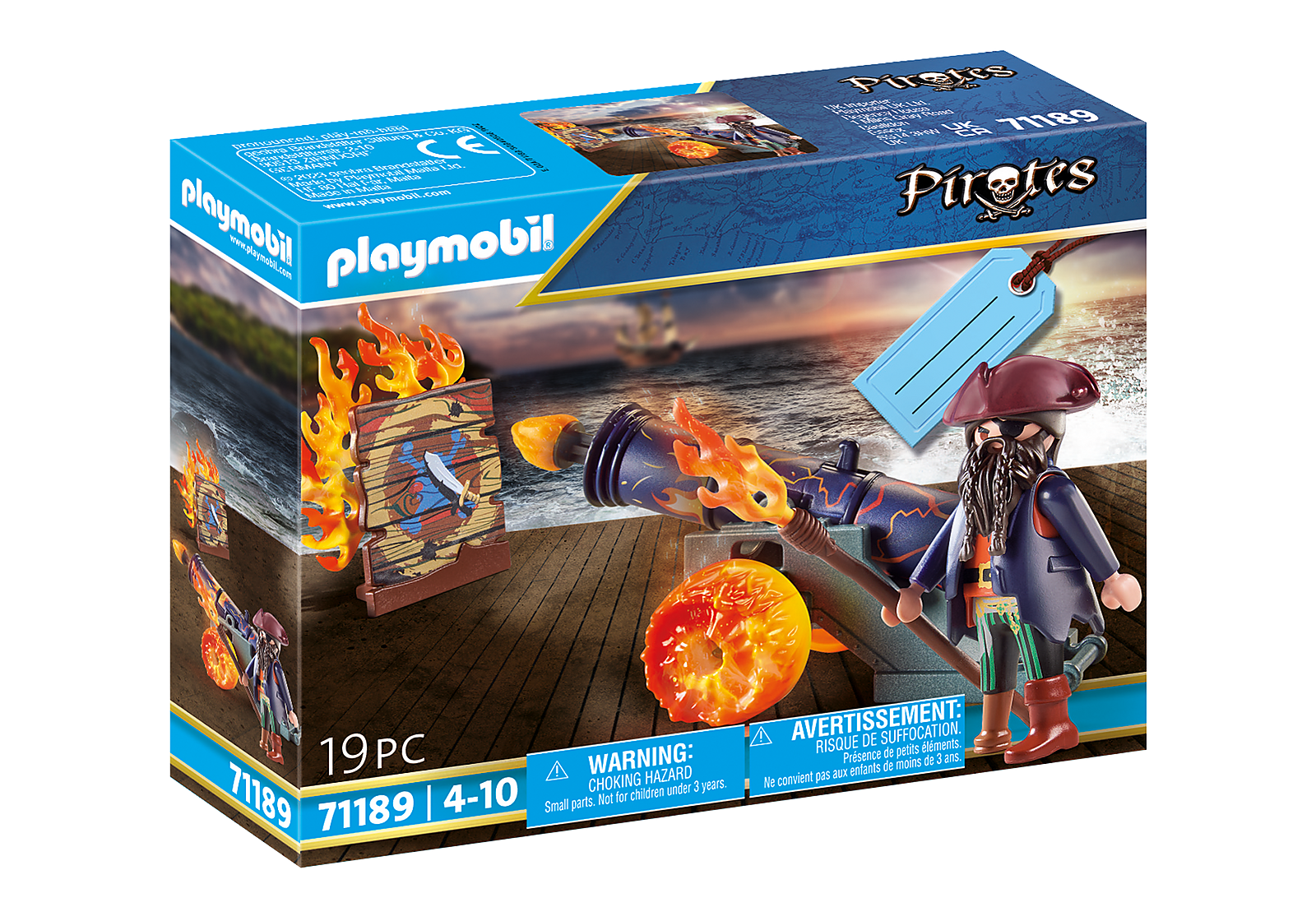 Playmobil Pirates: Pirata con Ca‚àö¬±on 71189