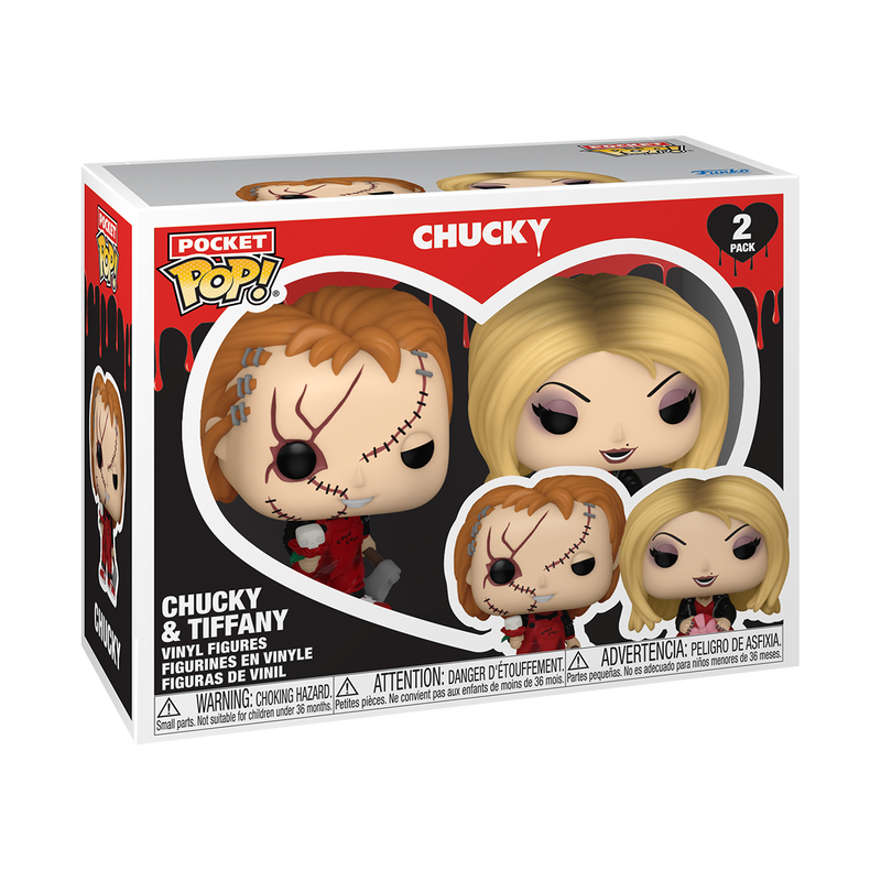 Funko Pocket Pop: San Valentin - Chucky y Tiffany 2 Pack