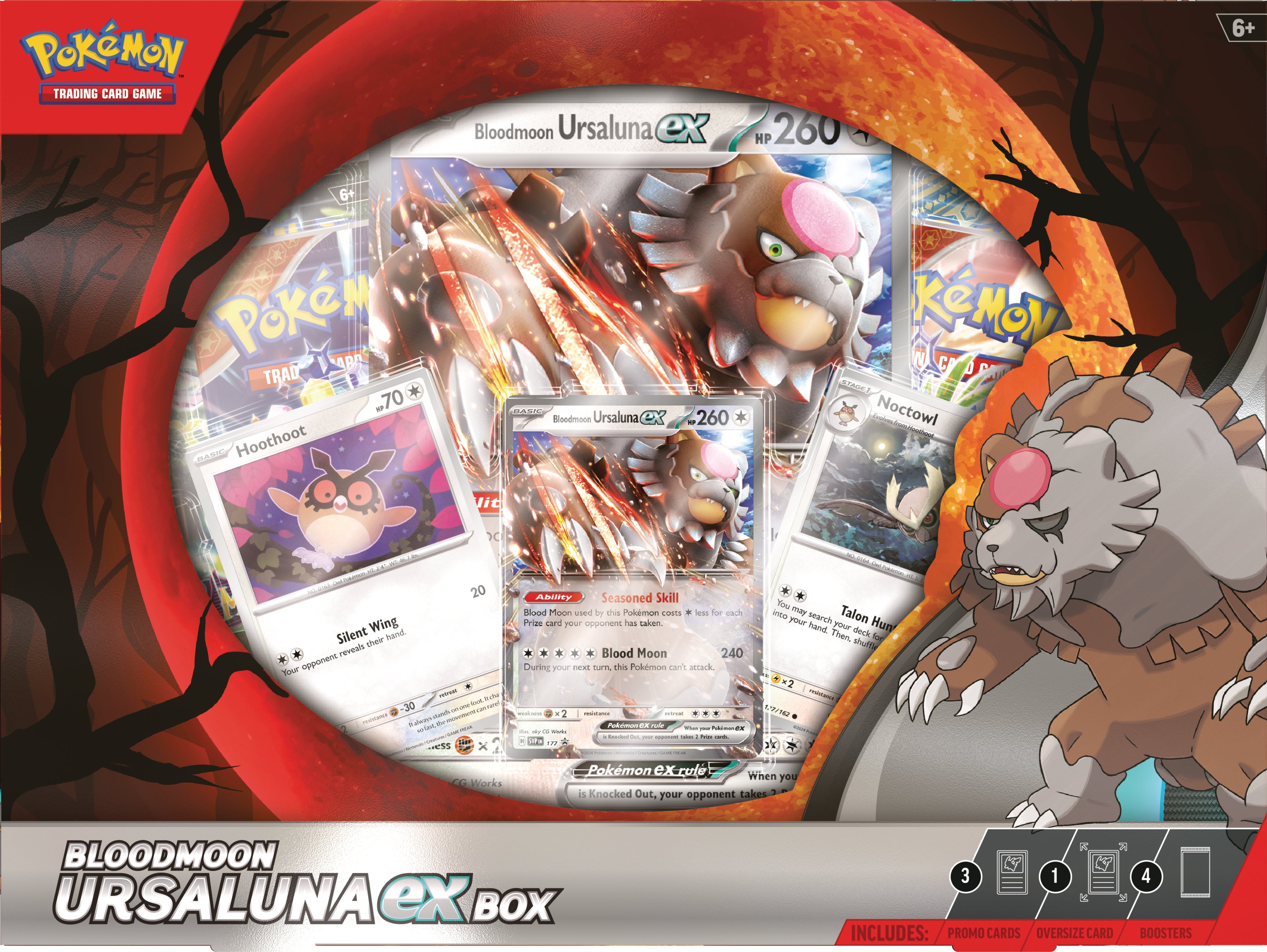 Pokemon TCG: Bloodmoon Ursaluna ex Box En Español