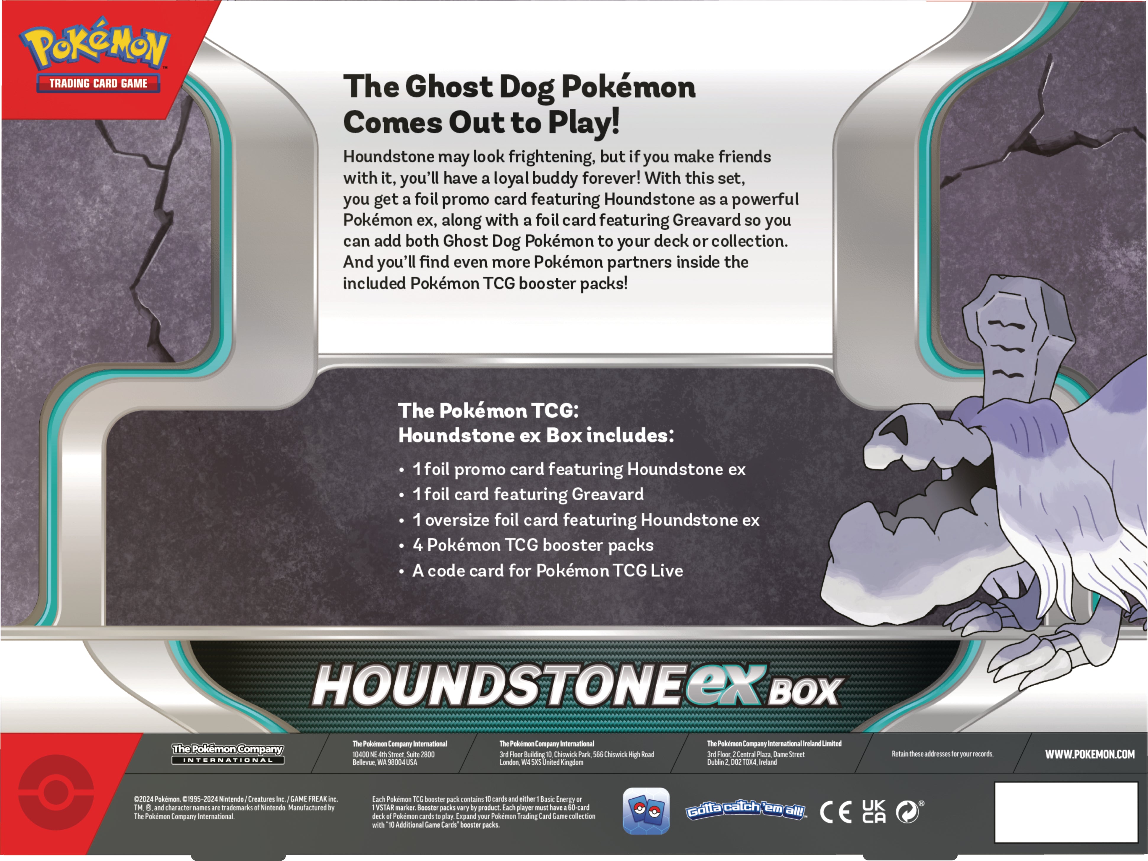 Pokemon TCG: Houndstone ex Box En Ingles