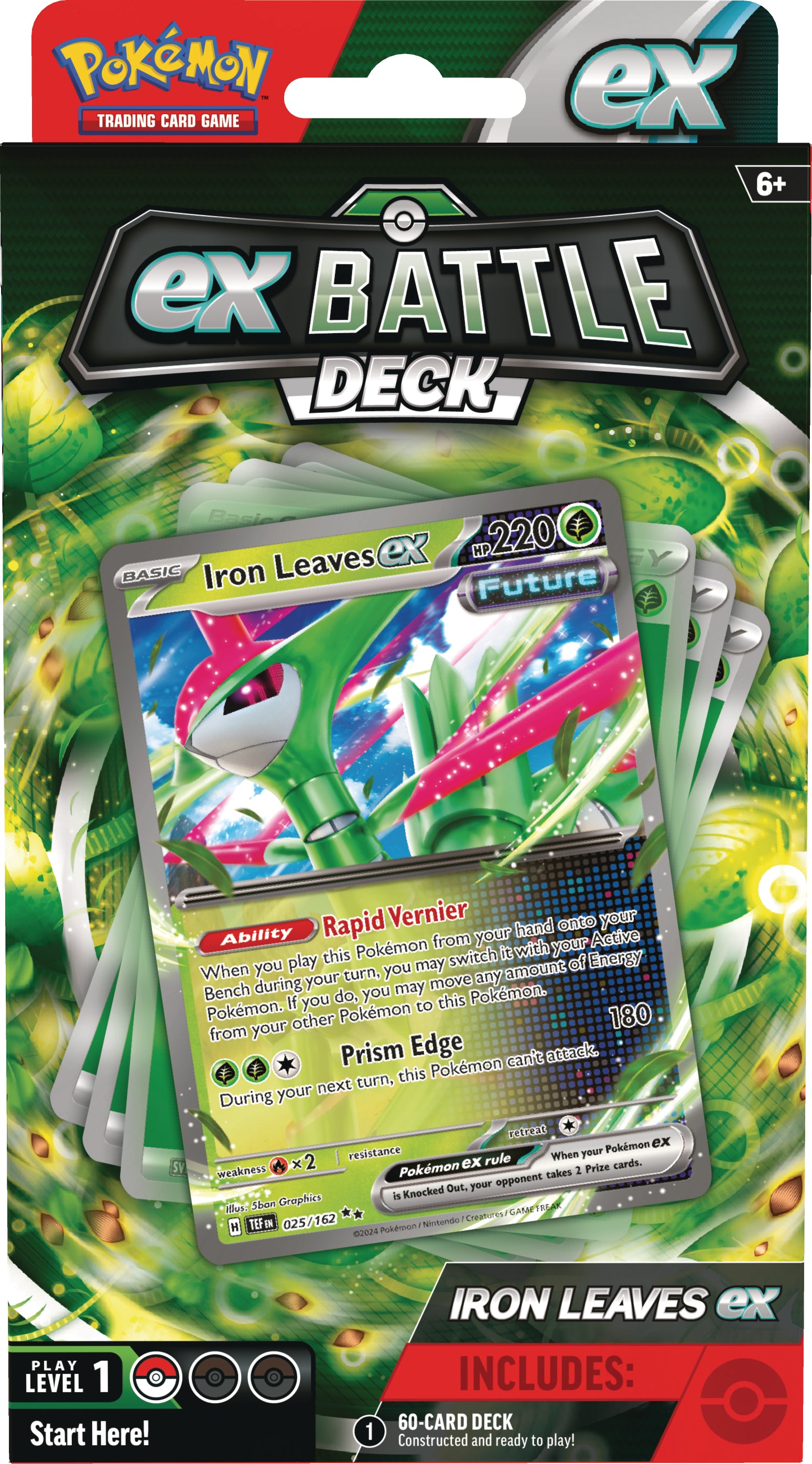 Pokemon TCG: Tapu Koko ex o Iron Leaves ex Battle Deck En Ingles Surtido