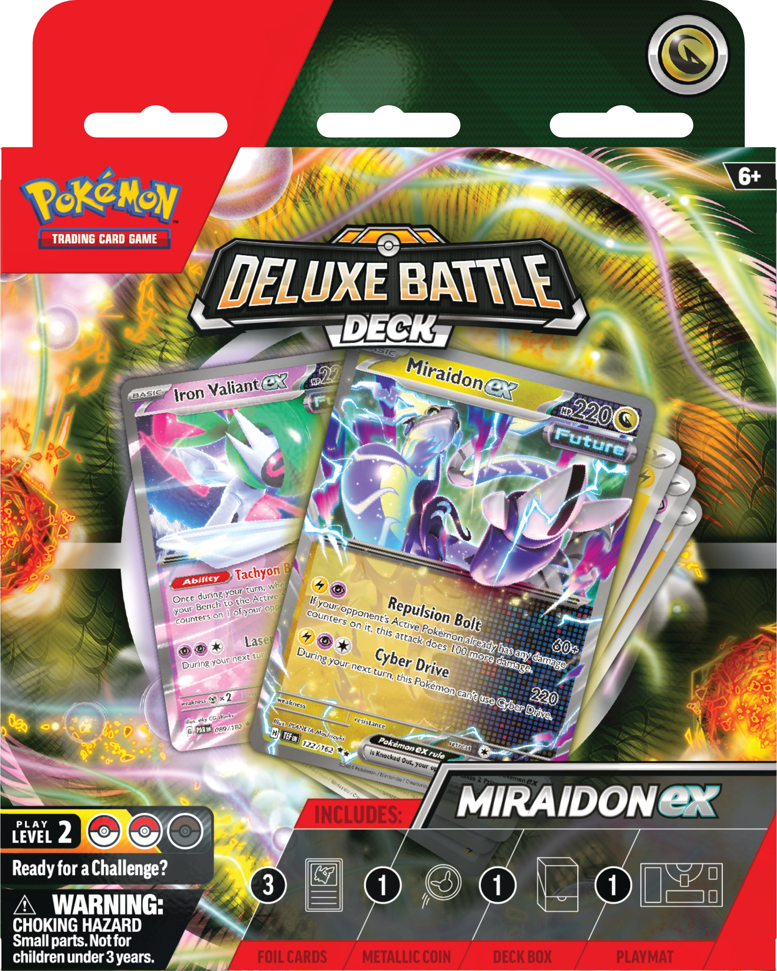 Pokemon TCG: Miraidon ex Deluxe Battle Deck En Ingles