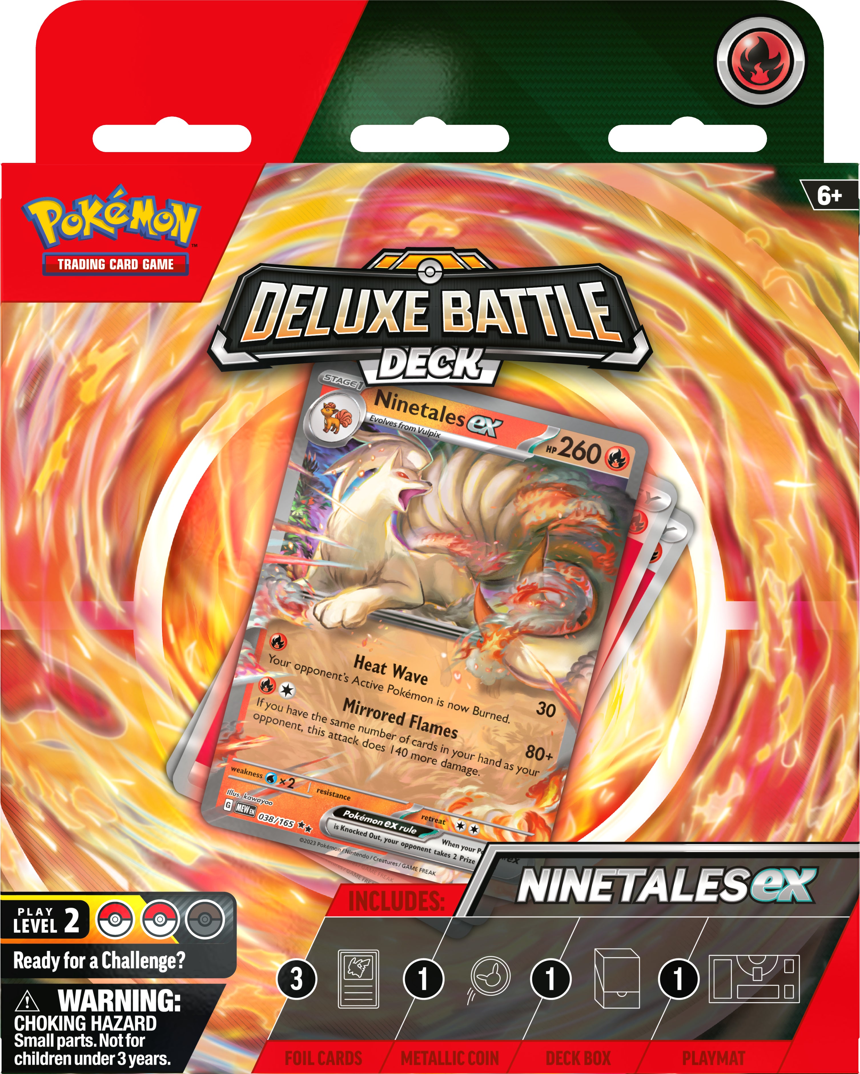 Pokemon TCG Scarlet & Violet: Deluxe Battle Deck - Ninetales Ex En Ingles