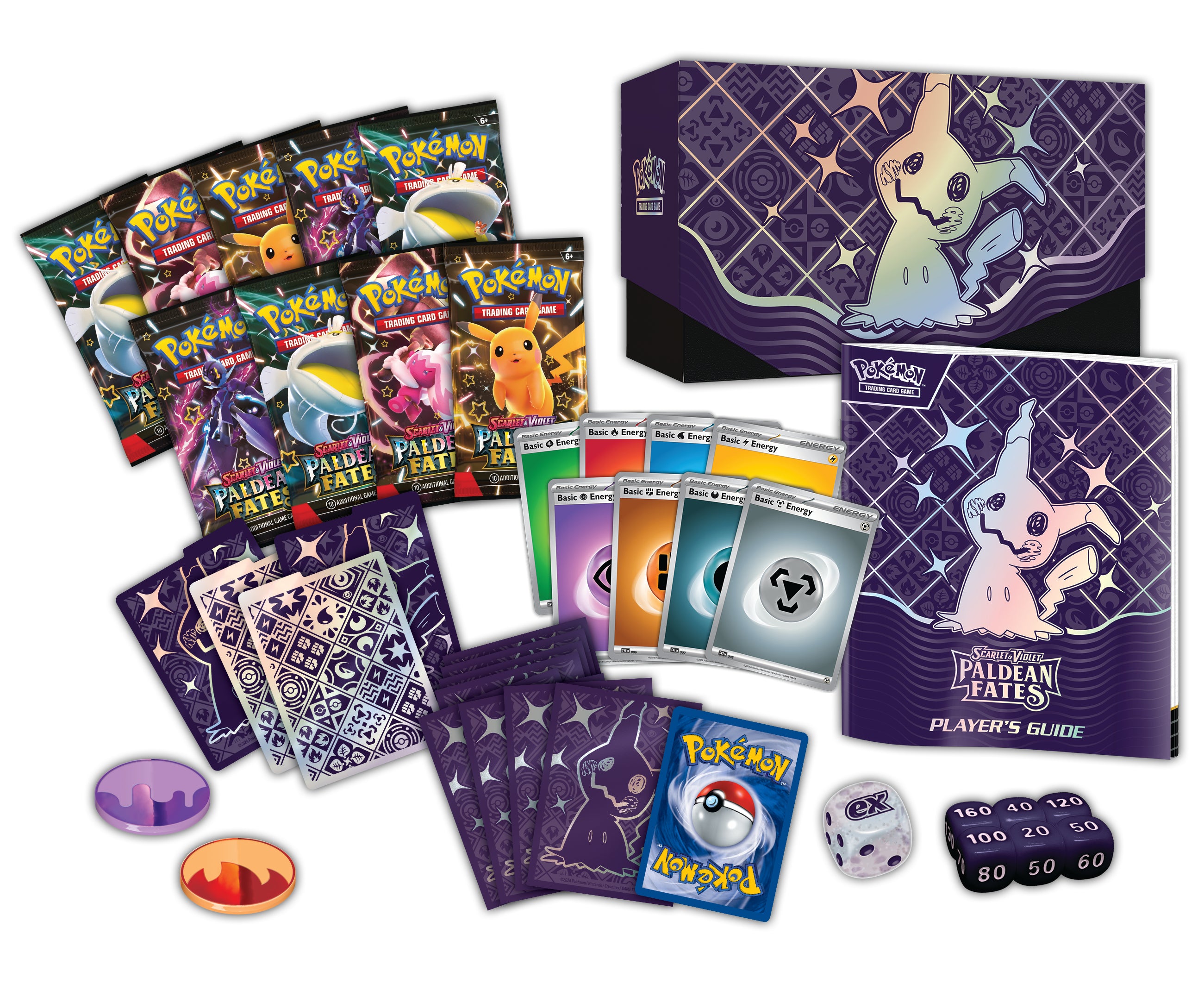 Pokemon TCG Scarlet & Violet: Paldean Fates - Elite Trainer Box Mimikyu En Español