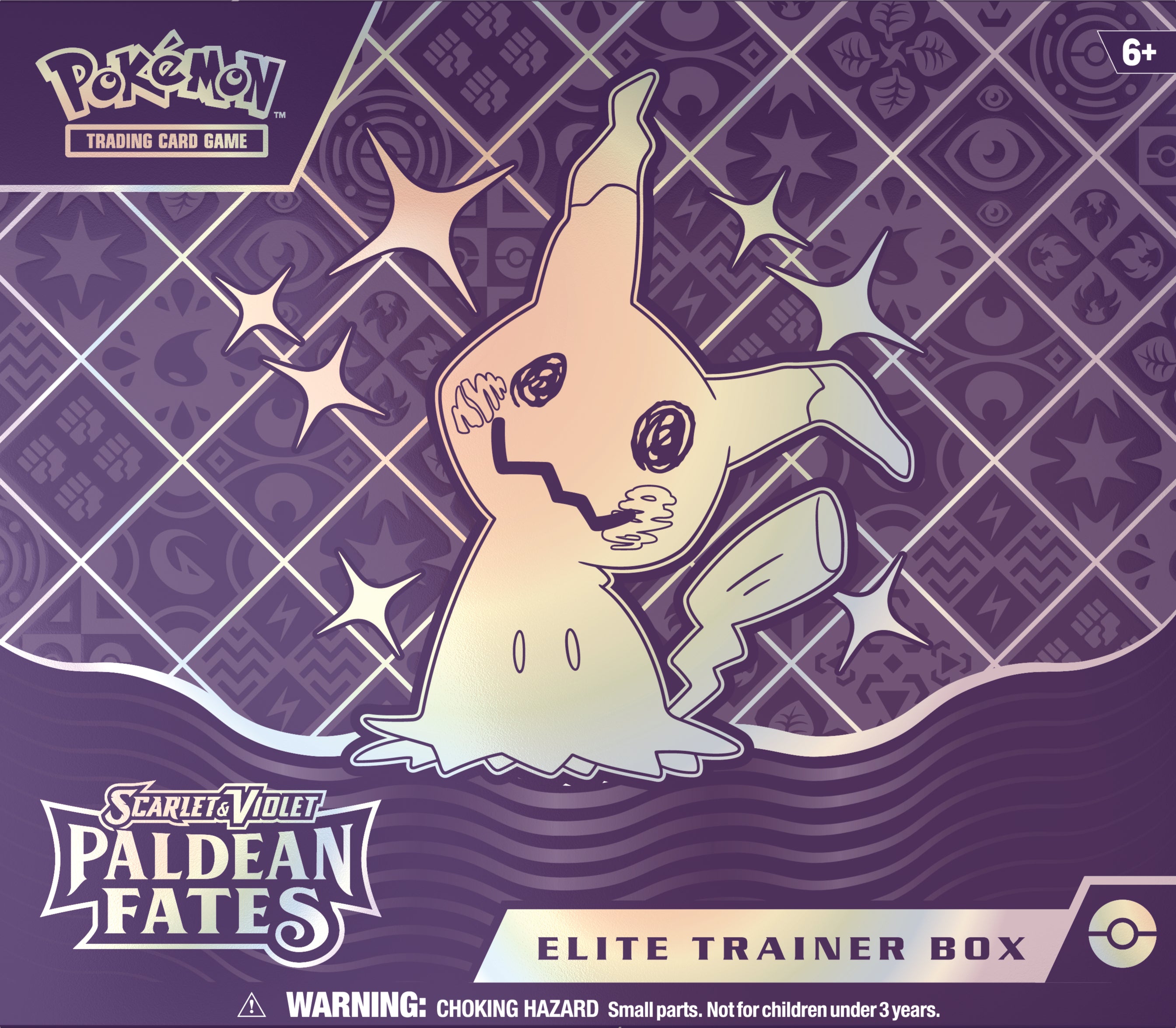 Pokemon TCG Scarlet & Violet: Paldean Fates - Elite Trainer Box Mimikyu En Ingles