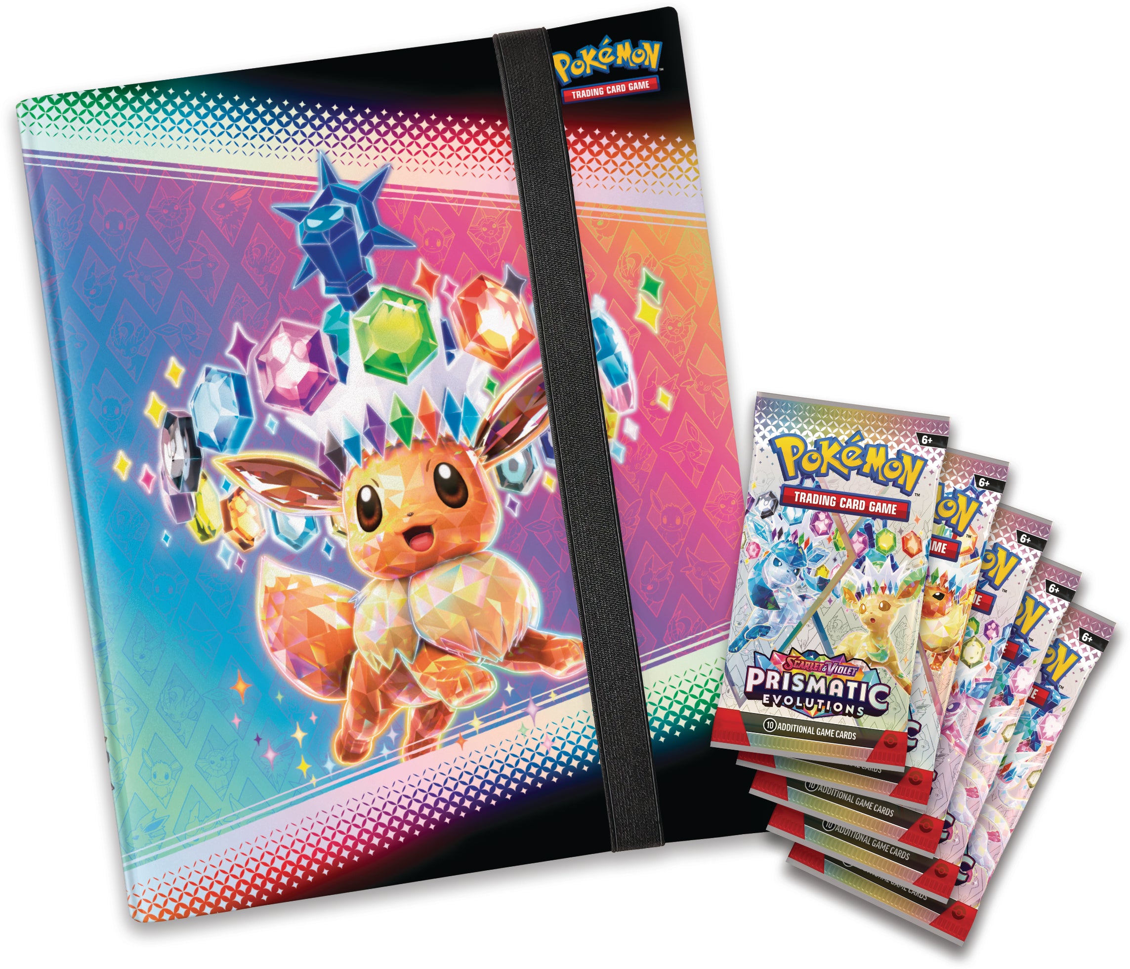 Pokemon TCG Escarlata y Purpura: Evoluciones Prismaticas - Binder Collection  En EspaÃ±ol