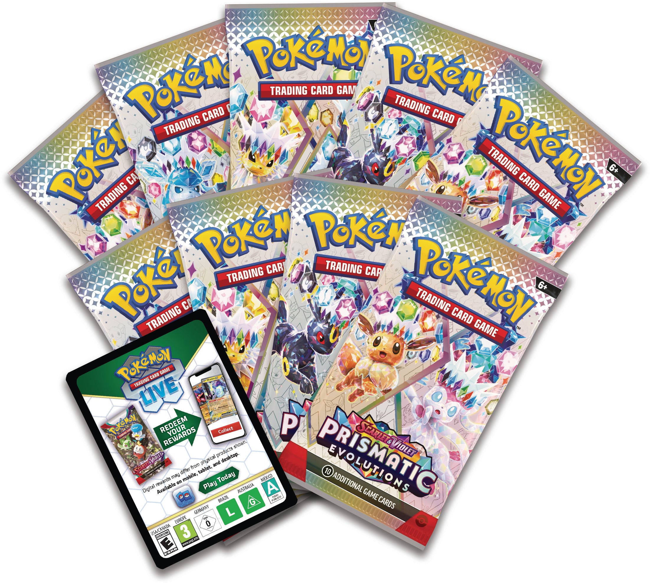 Pokemon TCG Escarlata y Purpura: Evoluciones Prismaticas - Elite trainer Box En EspaÃ±ol