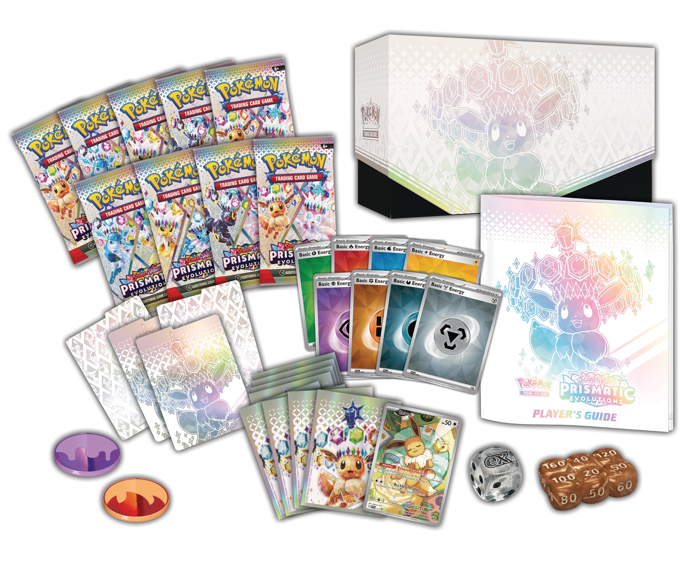 Pokemon TCG Escarlata y Purpura: Evoluciones Prismaticas - Elite trainer Box En EspaÃ±ol