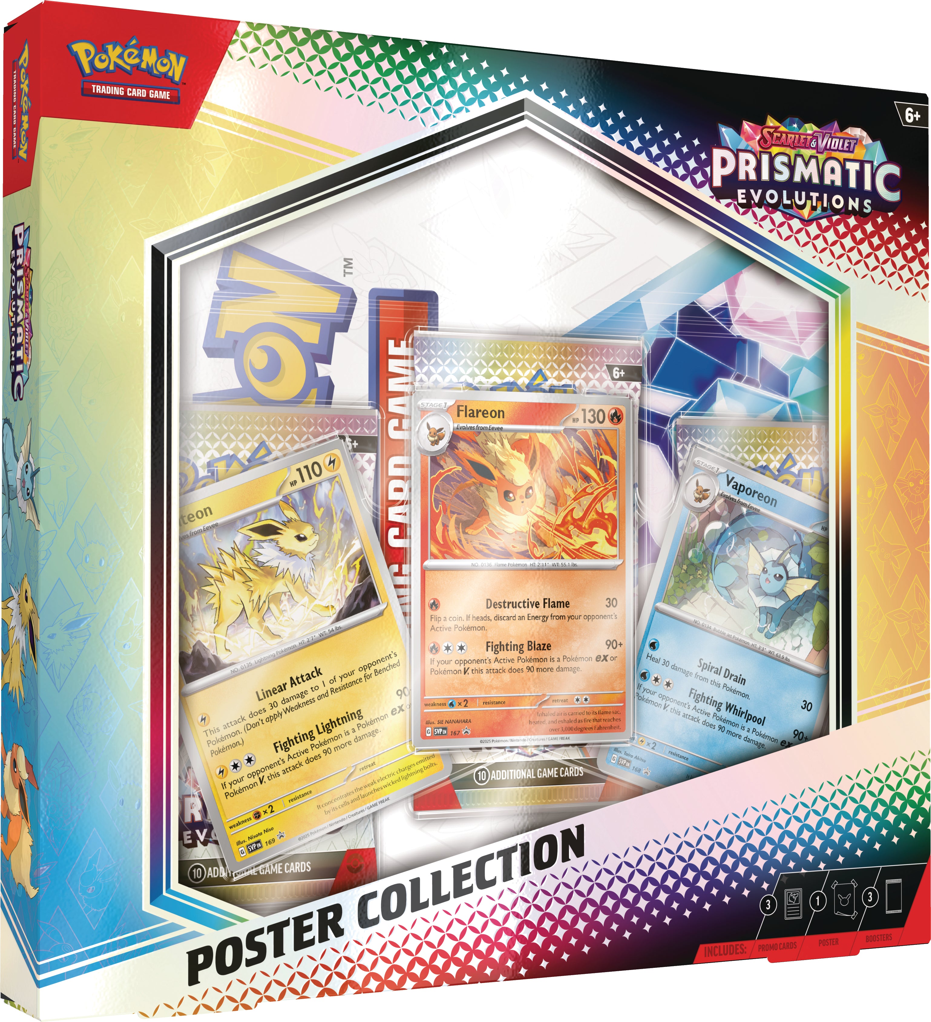 Pokemon TCG Scarlet & Violet: Prismatic Evolutions - Poster Collection En Ingles