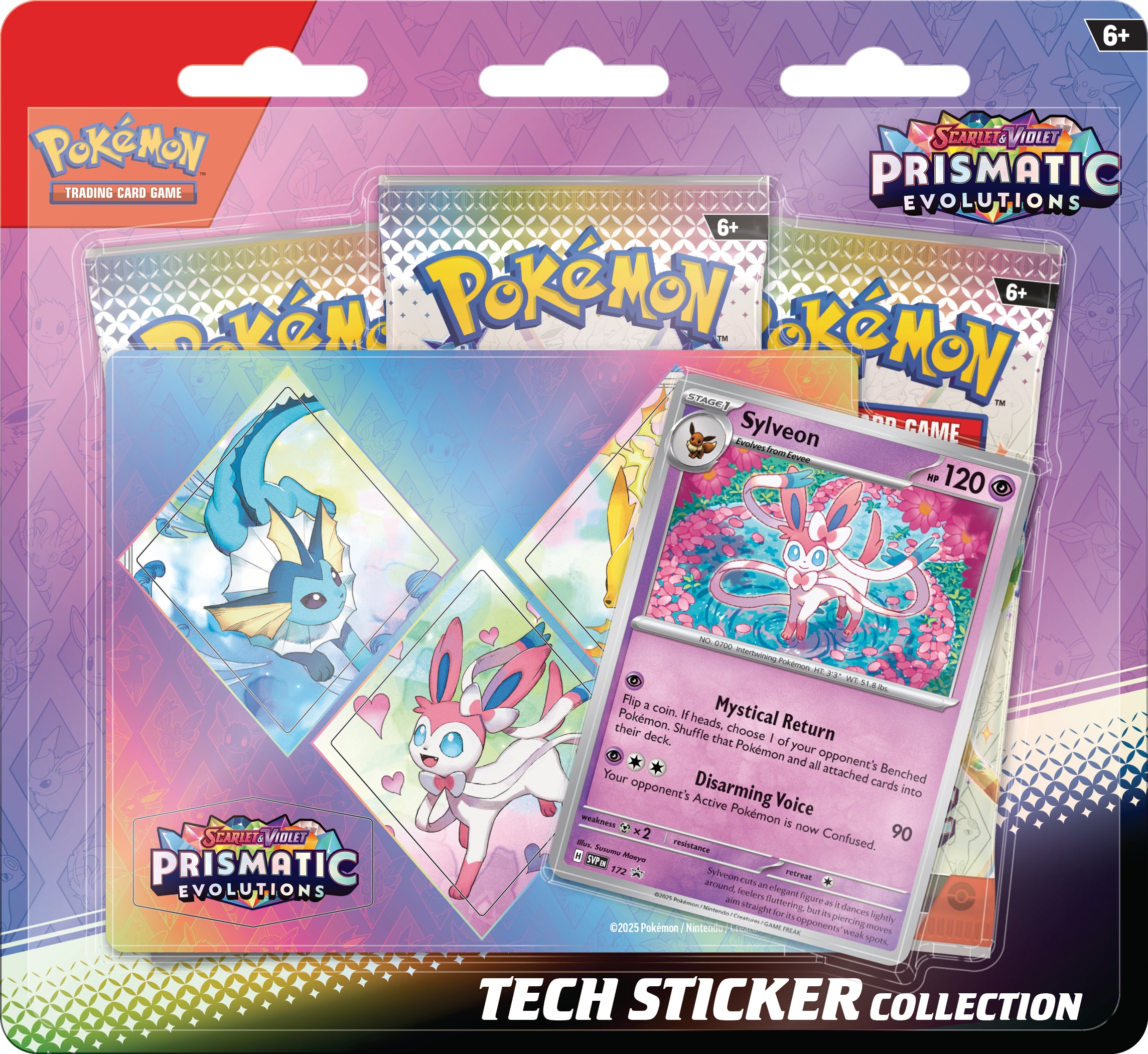 Pokemon TCG Scarlet & Violet: Prismatic Evolutions - Tech Sticker En Ingles